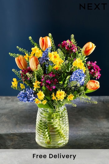 Multi Bouquet of the Month Letterbox Fresh Flower Bouquet (C08528) | £25