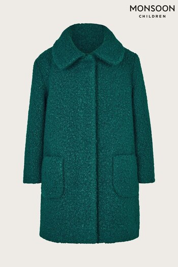 Monsoon Teal  Borg Teddy Swing Coat (C08644) | £62 - £72