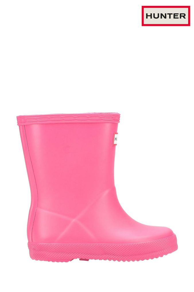 Hunter Pink First Classic Wellies (C08690) | £45