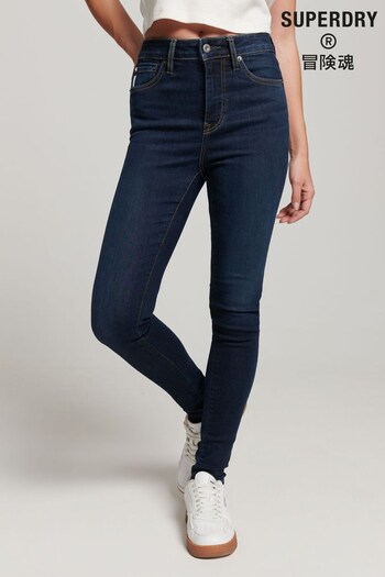 Superdry Blue Vintage High Rise Skinny Denim ispa Jeans (C08789) | £65