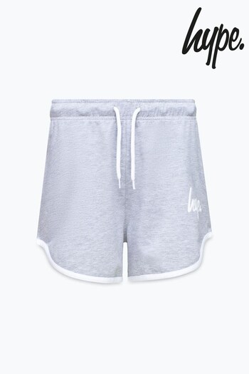 Hype. Girls Grey Marl Cript con Shorts (C08809) | £18