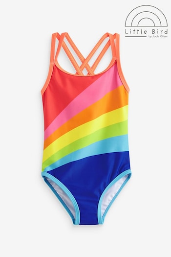 Little Bird by Jools Oliver Multi Rainbow Swimsuit (C08991) | £18 - £24