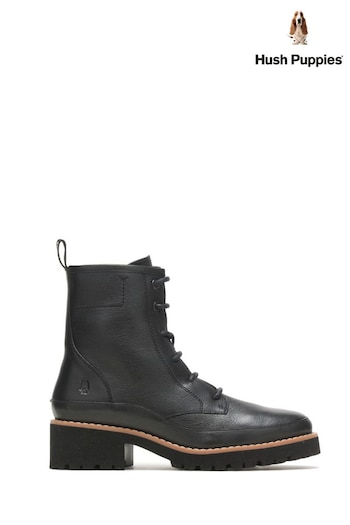Hush Puppies Amelia Lace Black Boots (C09162) | £140
