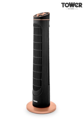 Tower Black 2 Hour Timer 3 Speeds Oscillation Fan (C09316) | £40