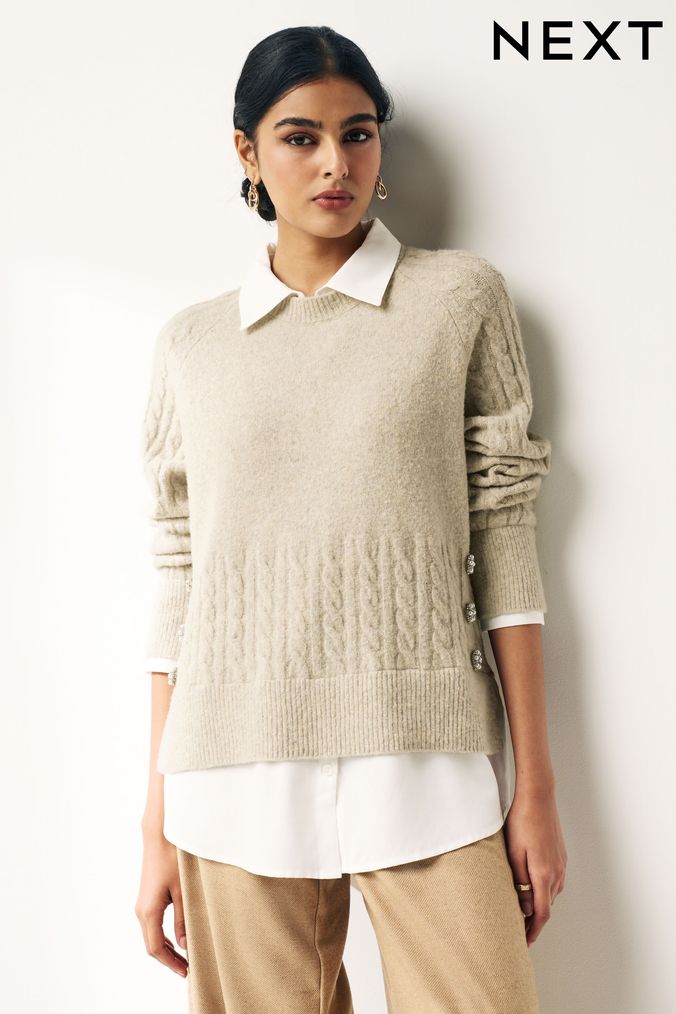 Ladies cotton clearance knitwear
