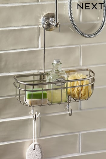 Chrome Hanging Shower Caddy (C09401) | £10