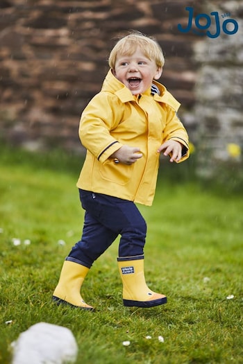 JoJo Maman Bébé Yellow 3-In-1 Waterproof Jacket (C09426) | £55.50
