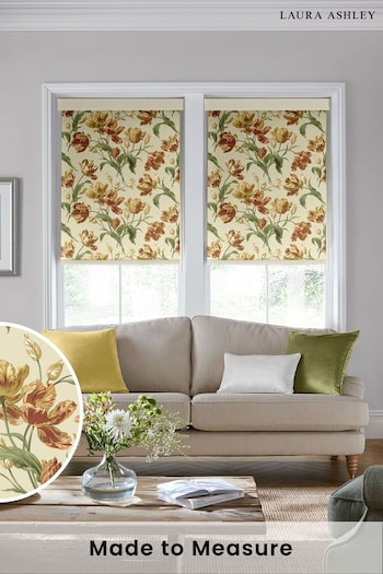 Laura Ashley Gold Gosford Made To Measure Roller Blind (C09584) | £58