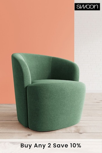 Swoon Smart Wool Hunter Green Ritz Chair (C09972) | £839