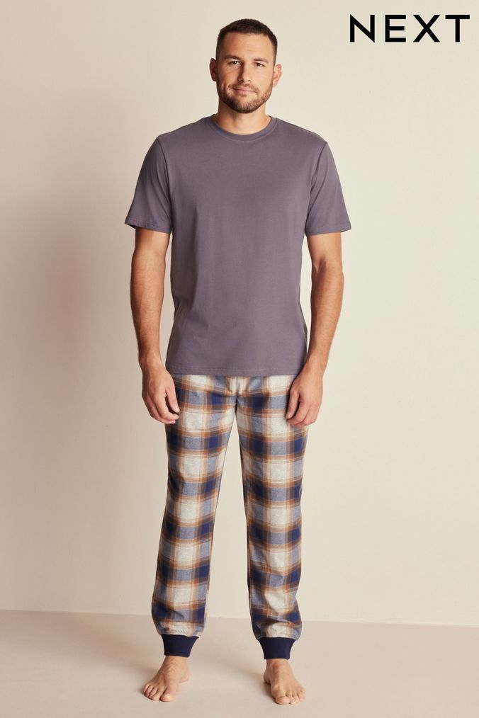 Mens cuffed pyjamas new arrivals
