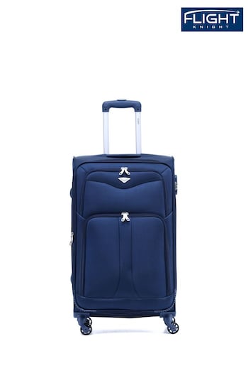 Flight Knight Medium Softcase Lightweight Check-In Suitcase With 4 Wheels (C10123) | £60