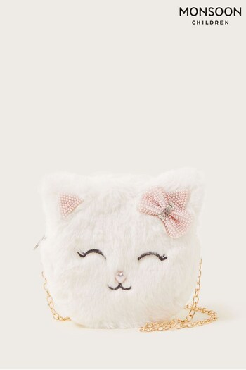 Monsoon Lily Fluffy Cat Bag (C10347) | £13