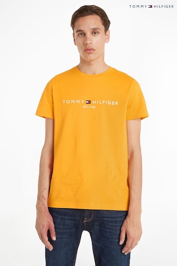 Tommy Hilfiger Yellow Logo T-Shirt (C10628) | £45