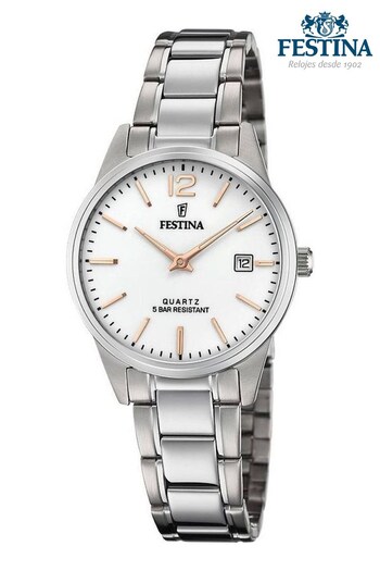 Festina Ladies Silver Watch (C10742) | £75