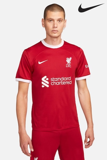 Nike Red Firmino - 9 Liverpool FC Stadium 23/24 Home Football Shirt (C11260) | £95