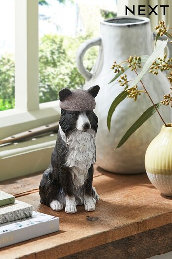 Black Border Collie Dog Ornament (C11414) | £14