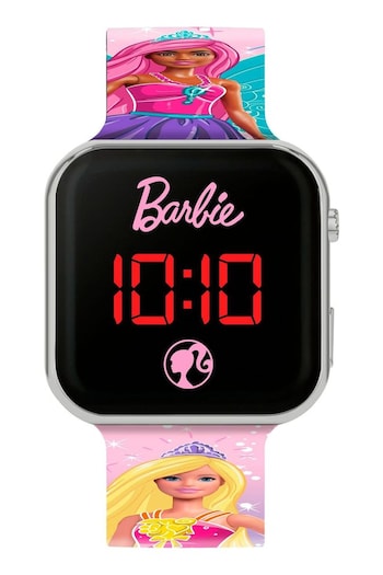 Peers Hardy Pink Barbie Multicoloured Strap LED Watch (C11507) | £13