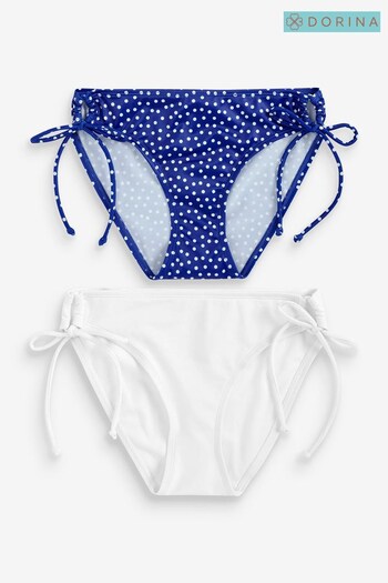 Dorina Blue Frejus Eco Light Padded Triangle Bikini Briefs 2 Pack (C11588) | £16