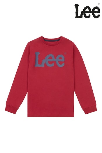 Lee Boys Classic Wobbly Long Sleeve T-Shirt (C11913) | £20 - £28