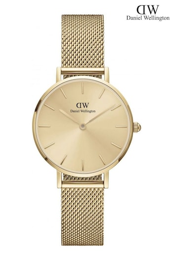 Daniel Wellington Ladies Gold Tone Petite Unitone Watch (C12095) | £139