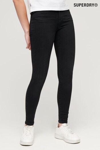 Superdry Black Vintage High Rise Skinny Denim Jeans (C12552) | £65