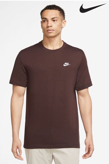 Nike Rust Brown Club T-Shirt (C13037) | £23