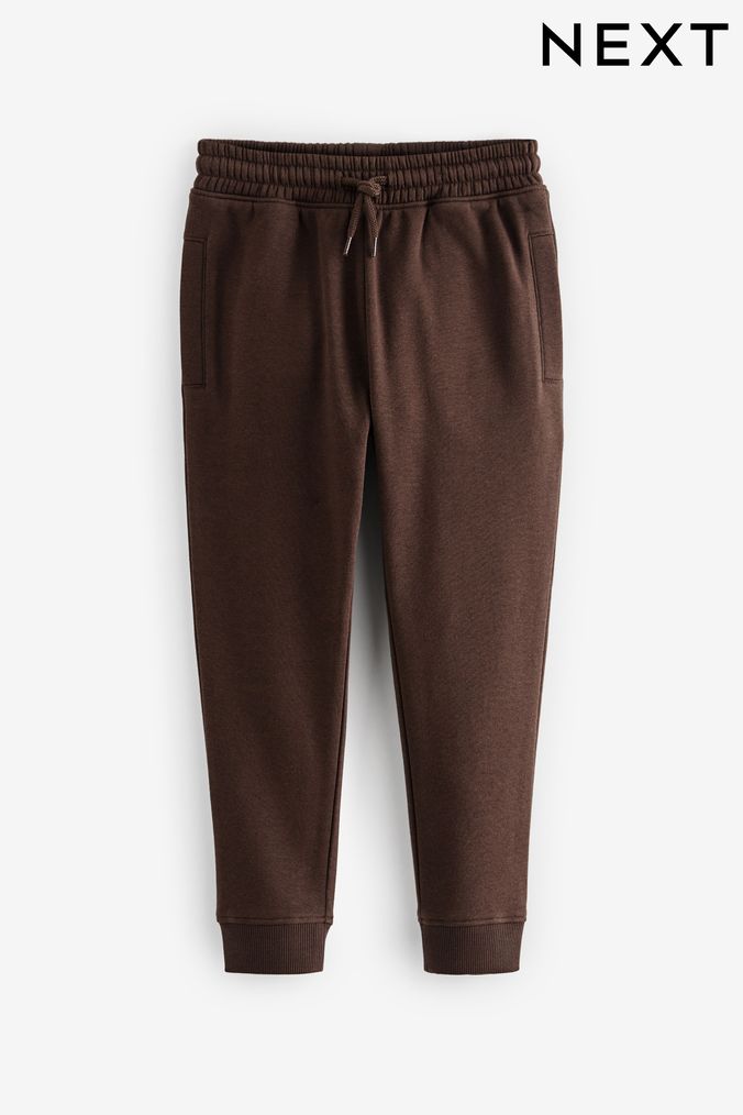 Brown school shop joggers