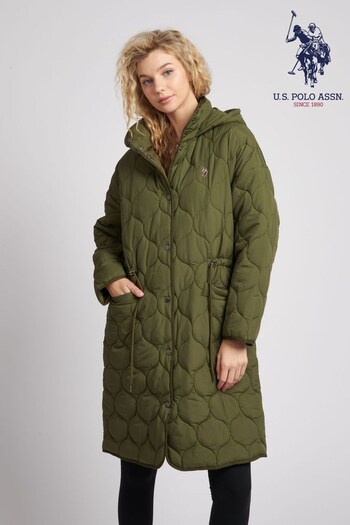 U.S. Polo Assn. Womens Overshirt Coat (C13458) | £150