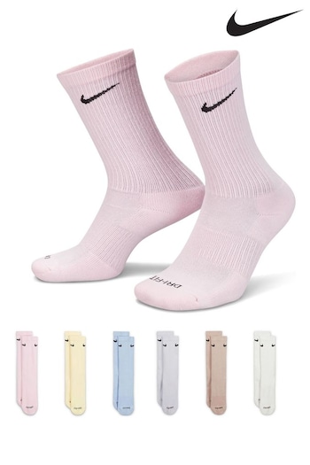 Nike Multi Everyday Cushioned 6 Pack Socks (C13525) | £28