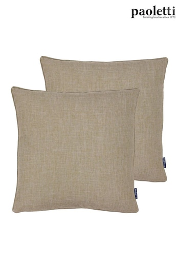 Riva Paoletti 2 Pack Natural Twilight Filled Cushions (C13547) | £23