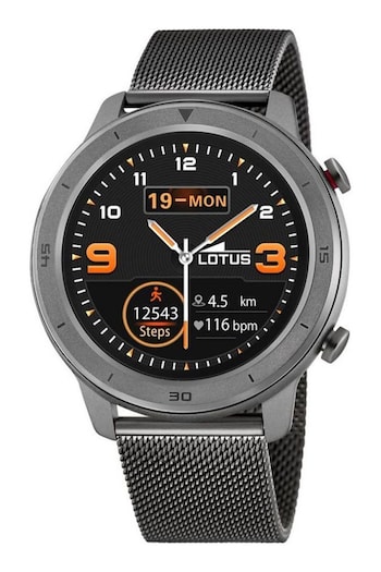 Lotus Gents Black Touch Smart Watch (C13716) | £125