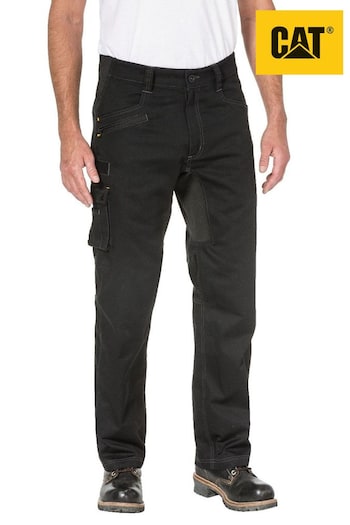 CAT Black Operator Flex Trousers Stef (C13776) | £70