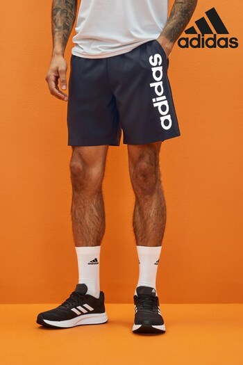 adidas Blue Sportswear AEROREADY Essentials Chelsea Linear Logo Shorts (C13796) | £23