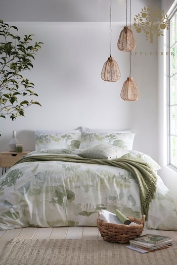 Appletree Green Edale Duvet Cover and Pillowcase Set (C14410) | £32 - £55