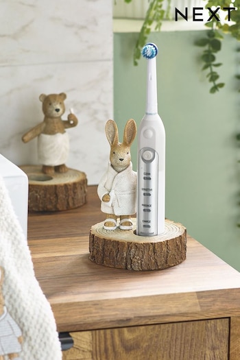 Natural Rosie Bunny Electric Toothbrush Holder (C14661) | £12