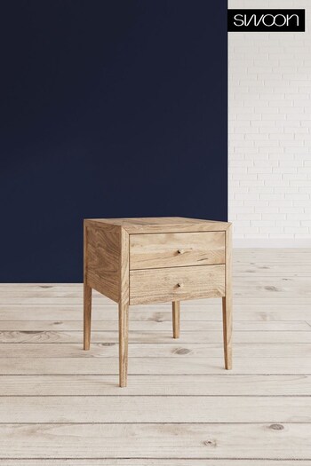 Swoon Natural Valente Bedside Table (C14881) | £249