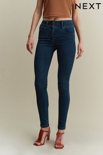 Inky Blue Denim Lift, Slim And Shape Skinny Jeans (C15109) | £48