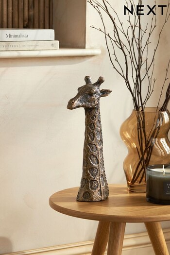 Bronze Giraffe Head Ornament (C15132) | £18