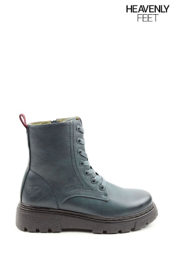 Heavenly Feet Ladies Blue Style Trentino Water Resistant Boots (C15273) | £65