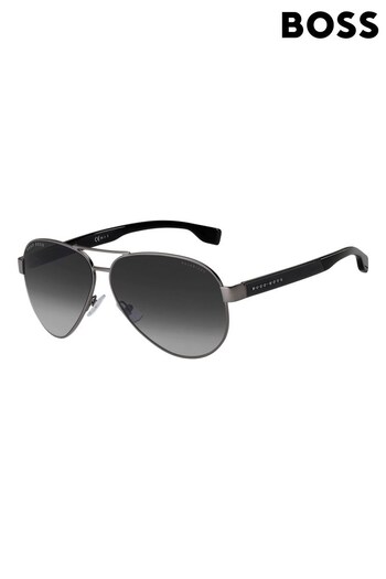BOSS Black Pilot Lens Sunglasses (C15295) | £195