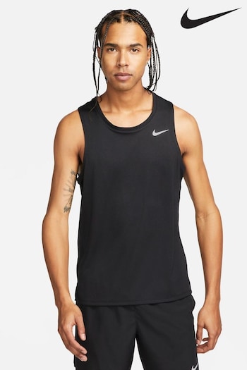 Nike Black Dri-FIT Miler Running Vest (C15361) | £28