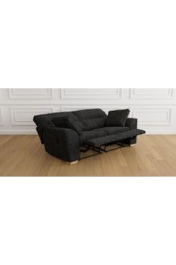 Casual Boucle/Charcoal Stamford Highback Electric Recliner Firmer Sit (C15484) | £1,299 - £2,375