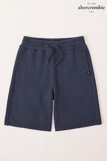 Abercrombie & Fitch Blue Drawstring Jersey Shorts (C15787) | £22