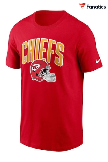 Nike Red NFL Fanatics Kansas City Chiefs Nike Essential Team Athletic T-Shirt (C15896) | £28