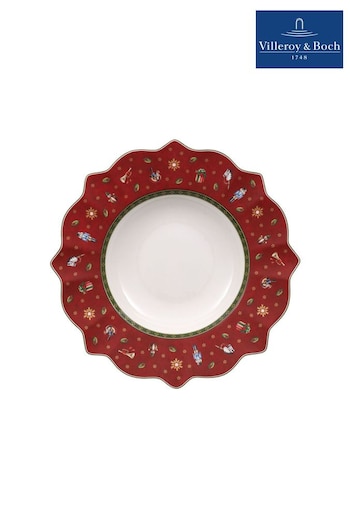Villeroy and Boch Red Toys Delight Christmas Deep Plate (C16123) | £30