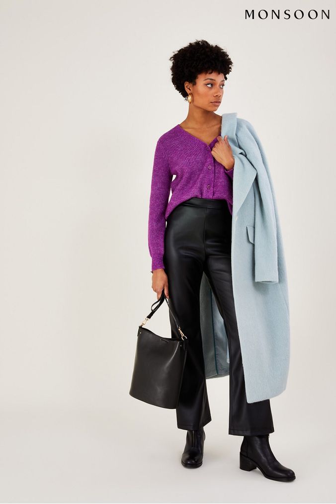 Buy Leather s Monsoon Shoulder Bags Label Online Classic tote