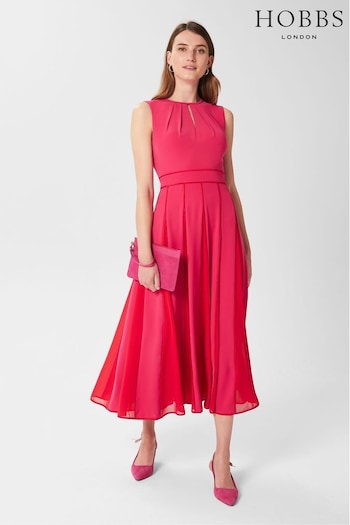 Hobbs Pink Angelica Dress (C16331) | £179