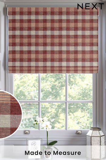 Red Cleveland Made To Measure Roman Blinds (C16339) | £84