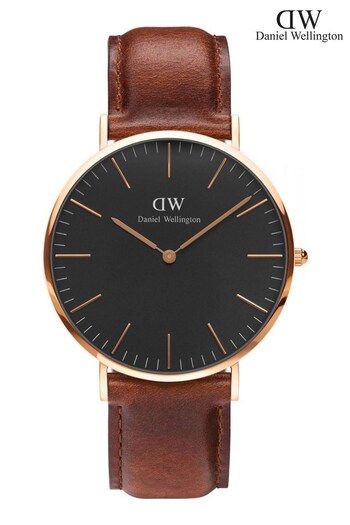 Daniel Wellington Gents Classic 40 St Mawes Black Watch (C16483) | £169