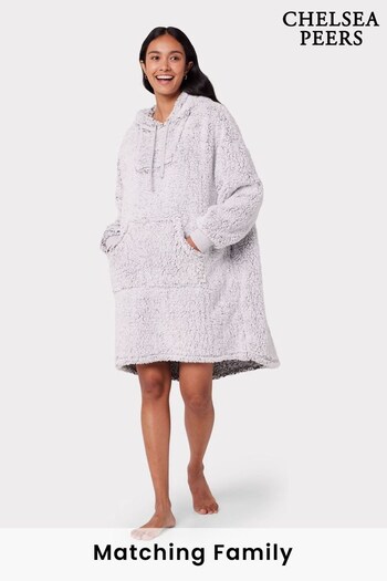 Chelsea Peers Grey Oversized Blanket Hoodies (C16626) | £50
